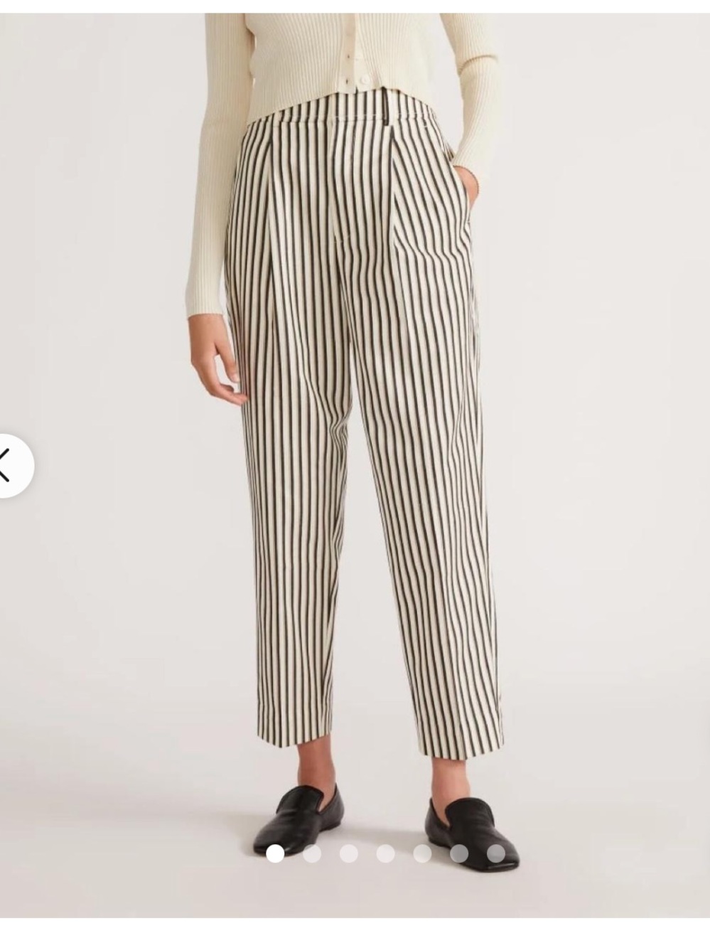 Everlane Vertical Stripe Trousers
